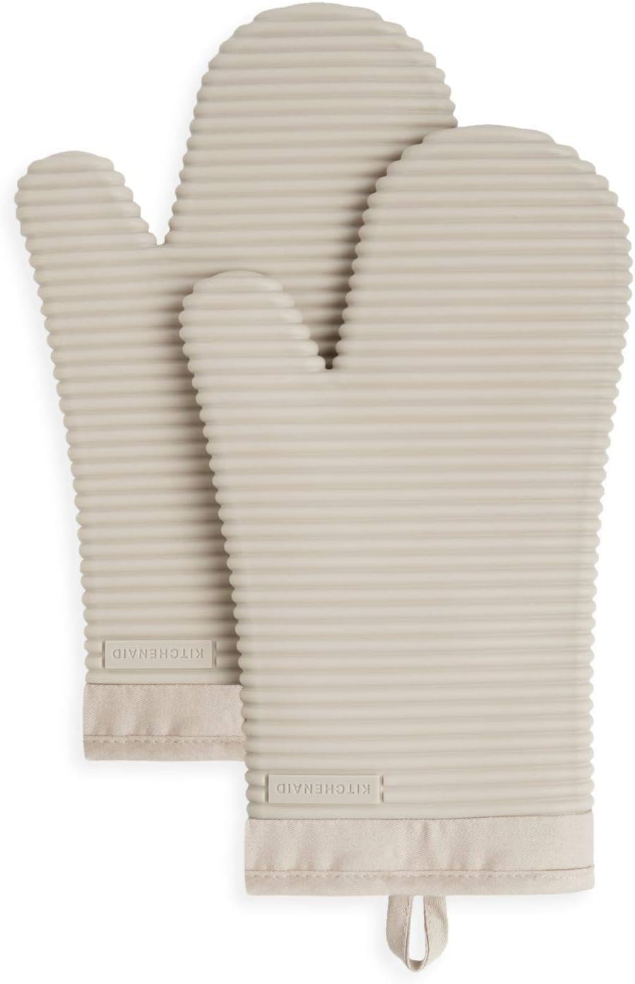 KitchenAid Ribbed Soft Silicone Oven Mitt Set