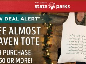 Free WV Tote with + Holiday Purchase; Shop State Parks!